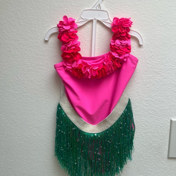 shade critters, hula, bathing suit 5T - Picture 2 of 3